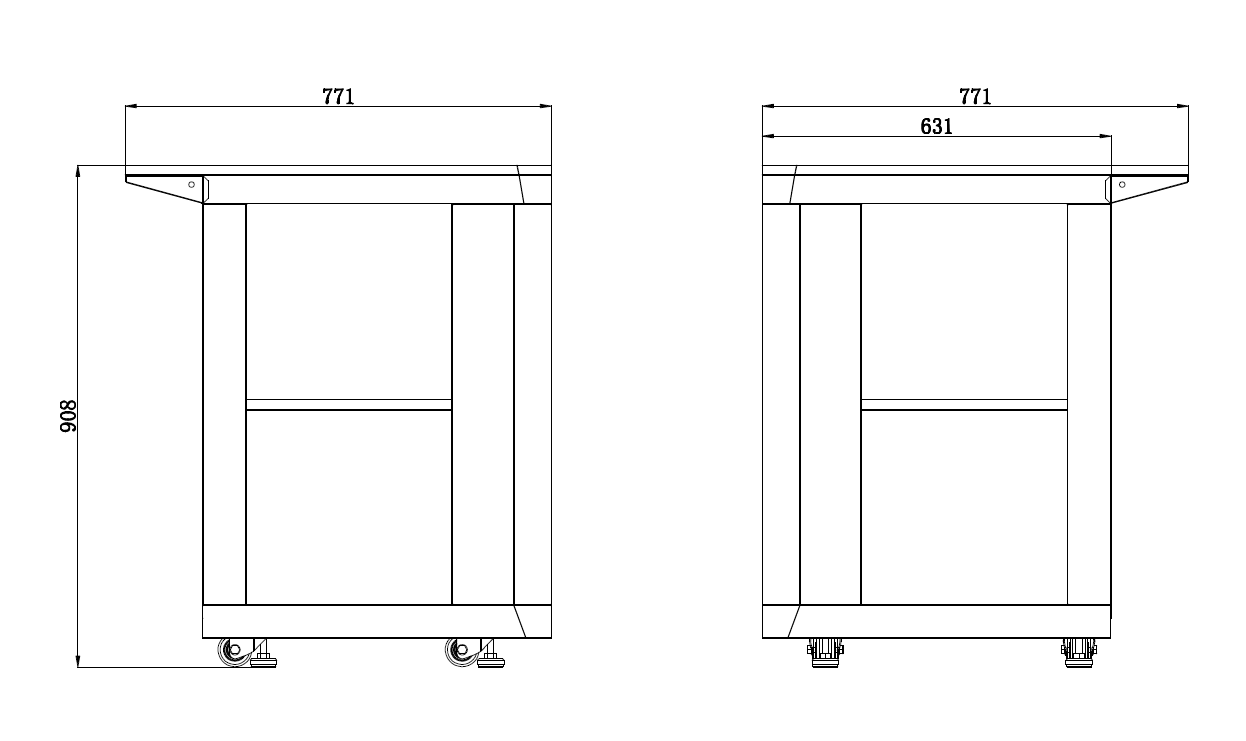 Kingsley 6-Burner Outdoor BBQ Kitchen: Black Stainless Steel, Stone Bench, Fridge, Sink, Height Adjustable