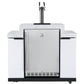 Rockpool White 6B + 188L Kegerator : Designer Outdoor Kitchen BBQ Package Inc Wok Burner, Fridge, Sink, Rotisserie & BBQ Covers.