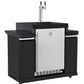 188L KEGERATOR/BEER DISPENSER MACHINE + STORAGE MODULE SUITABLE FOR KINGSLEY BBQ KITCHEN SERIES