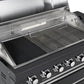 Kingsley 6-Burner Outdoor BBQ Kitchen + 2DR Tropical Fridge