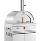 22” Gas Pizza Oven Module: Suits Hurricane BBQ Kitchen Inc Pizza Oven, Trolley, Cabinet Shelves, Castors, Twin Pizza Level, Pizza Peel