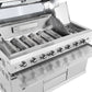 304 Stainless Steel 6-Burner + Wok BBQ Module - LPG Ready, Rotisserie & Covers Included