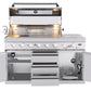 304 Stainless Steel 6-Burner + Wok BBQ Module - LPG Ready, Rotisserie & Covers Included