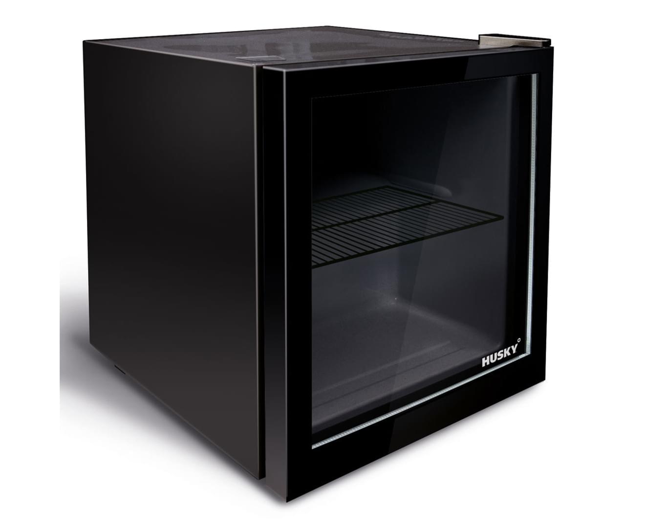 Husky 48L Black Glass Door Bar Fridge (CKK48-241-BK-AU.1)