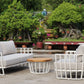 Maximus Aluminium Outdoor 4 Piece Lounge Set | White Aluminium + Cusions