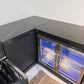 Rockpool Black 4B + Wok L Shape Outdoor Kitchen BBQ Package Black Stone + 2DR Fridge, 2DR Sink, 1DR Cupboard