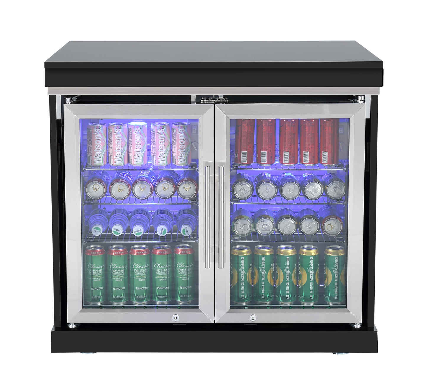 Kingsley Twin Fridge Module – Suits Kingsley BBQ Kitchen Inc. | Triple-Glazed Bar Fridge