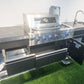 Charcoal Felix 4B + Wok Designer BBQ Kitchen 2.8M: Fridge, Faucet, Sink, Side Wok, Storage Cupboard, Stone Benchtops