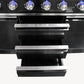 Macelleria Professional 6 Burner Outdoor Kitchen BBQ | Black High Grade #304  Stainless Steel