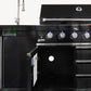 Macelleria Professional 6 Burner Outdoor Kitchen BBQ | Black High Grade #304  Stainless Steel