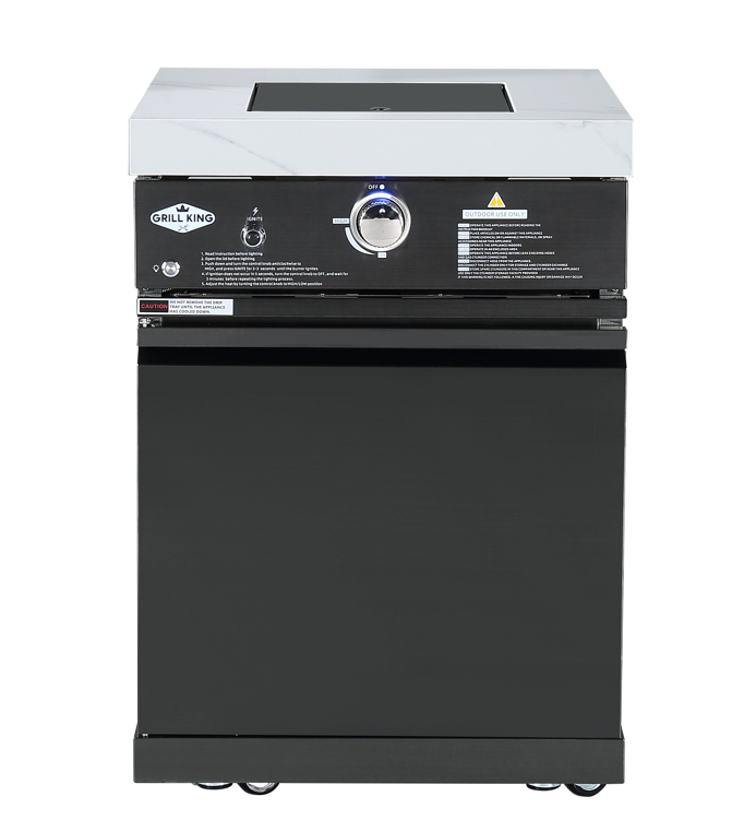 Element Twin Hood Wok Burner Module Suits Element Twin Hood Outdoor BBQ Kitchen Inc Stone Benchtop, Castors, Cabinet & Cover,