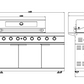 Rockpool Black 6B + 21” Kamado Smoker : Designer Outdoor Kitchen BBQ Package Inc Wok Burner, Fridge, Sink, Rotisserie & BBQ Covers