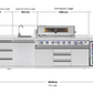 Hurricane Corner L Shape 6-Burner Outdoor Kitchen: Stainless Steel, Fridge, Sink, Wok & Rear Infrared Burner Click & Collect NSW, QLD, VIC