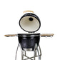 Grill King 16” Kamado Ceramic Charcoal Grill With Trolley & Side Tables