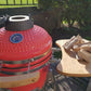 Grill King 16” Kamado Ceramic Charcoal Grill With Trolley & Side Tables