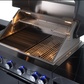 Rockpool 4B: Designer Black Outdoor BBQ Kitchen Package inc Fridge, Sink Rear Infrared, Rotisserie, BBQ Cover