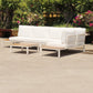 Outdoor Havana Package In White - Outdoor Aluminium & Acacia Modular Corner Lounge