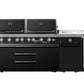 Element Twin Hood 8 Burner Outdoor BBQ Kitchen: High Grade 304 SS + White Stone