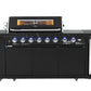 Rockpool 6 Burner + Wok BBQ Module (Fridge Sink Sold Seperate)- LPG BBQ Inc Rotisserie & BBQ Covers.