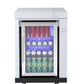 Single Fridge Module Suits Rockpool White BBQ Kitchen Package Inc Stone Finishes, Aluminum Powder coated Cabinets, Tap, Waste, Hose, Castor Wheels