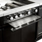 Element Twin Hood 8 Burner Outdoor BBQ Kitchen: High Grade 304 SS + White Stone